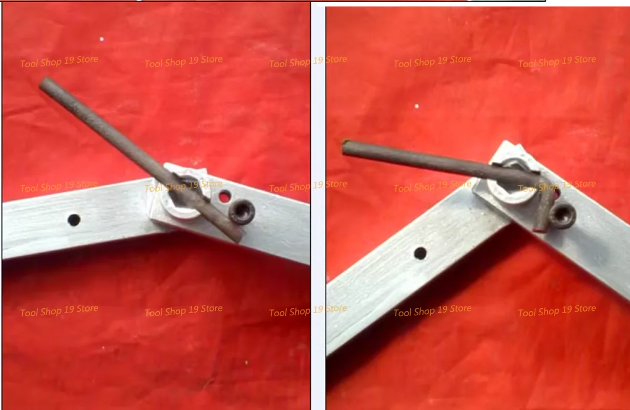 Wire Bending Machine Manual Wire Bending Tool Reinforced Flat Iron Bender Wire Angle Bender(φ6mm or less)