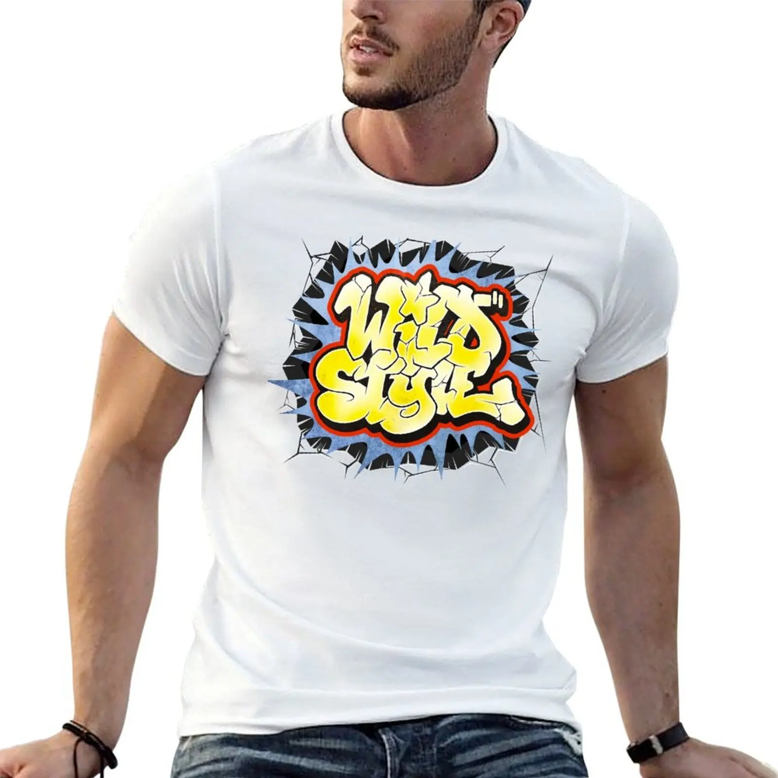 Wildstyle graffiti tribute (white background) T-Shirt t shirt man plain funny t shirts man T-Shirt