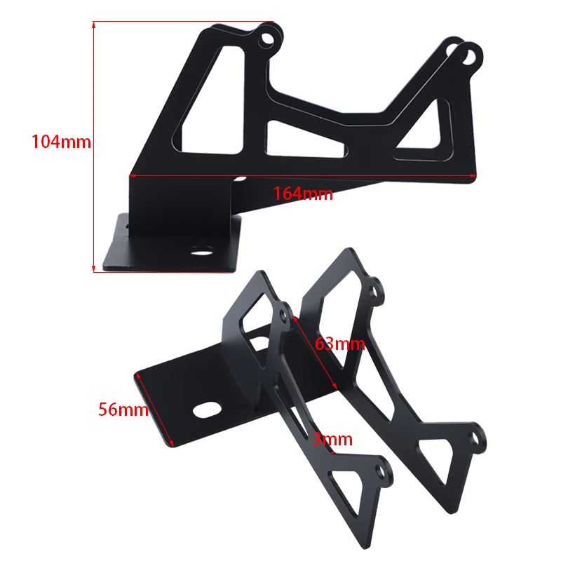 A-Pillar Mounting Brackets Double-deck LED Light Brackets For Jeep Wrangler JK 2007 2008 2009 2010 2011 2012 2013-2017