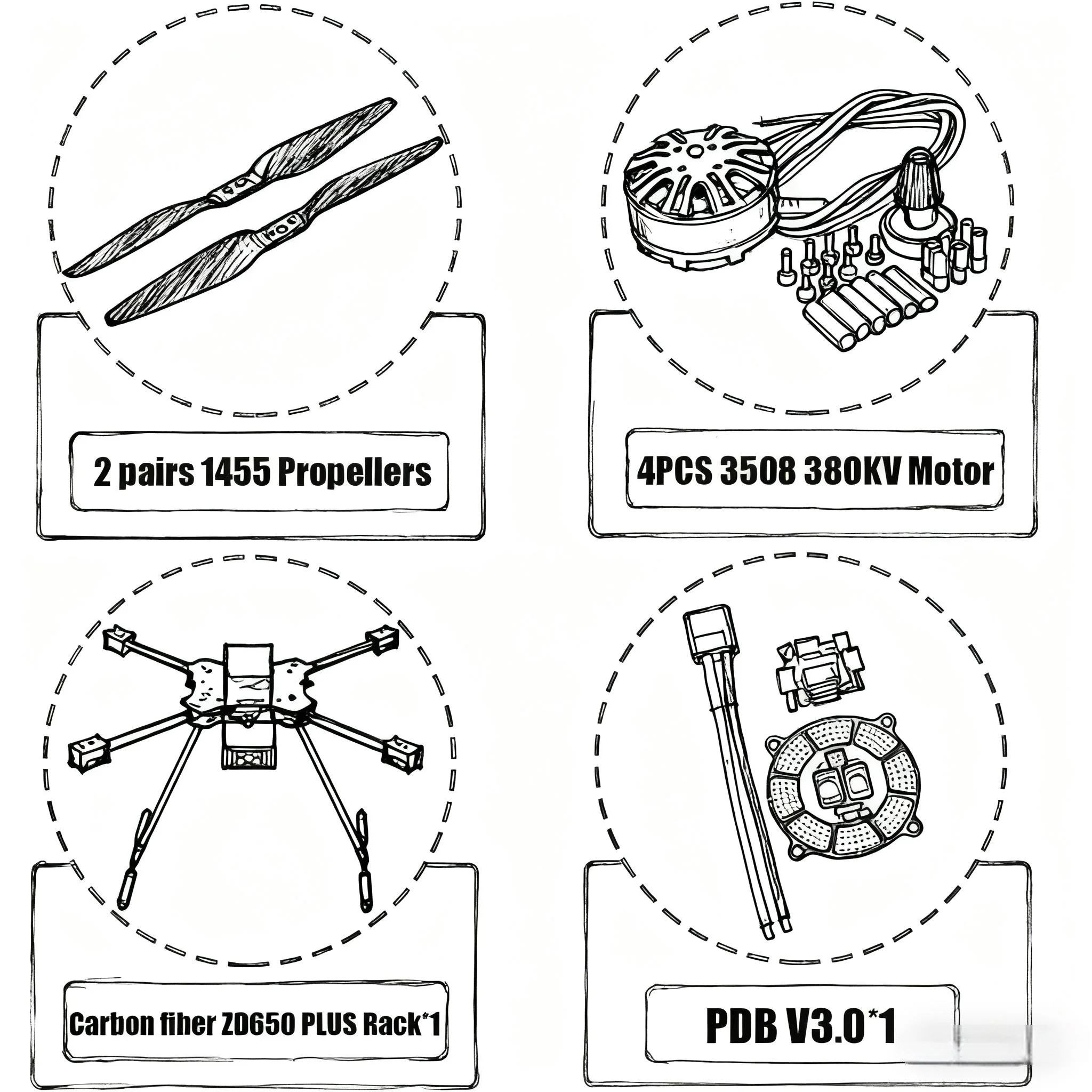 

B-CUBE ZD650 PLUS 650 мм Ardupilot Pixhawk Карбоновая рама квадрокоптера FPV Quad с посадочным двигателем из углеродного волокна ESC 40A