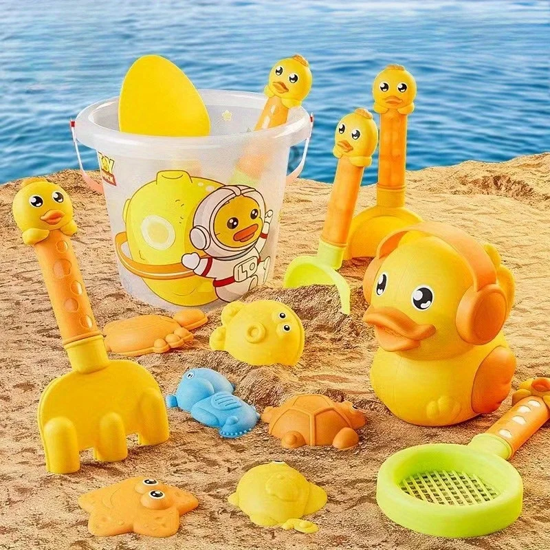 

Fun in The Sun: Beach Toy Set for Kids with Buckets Shovels and More Sand Play Set for Children with An Assortment of Beach Toys
