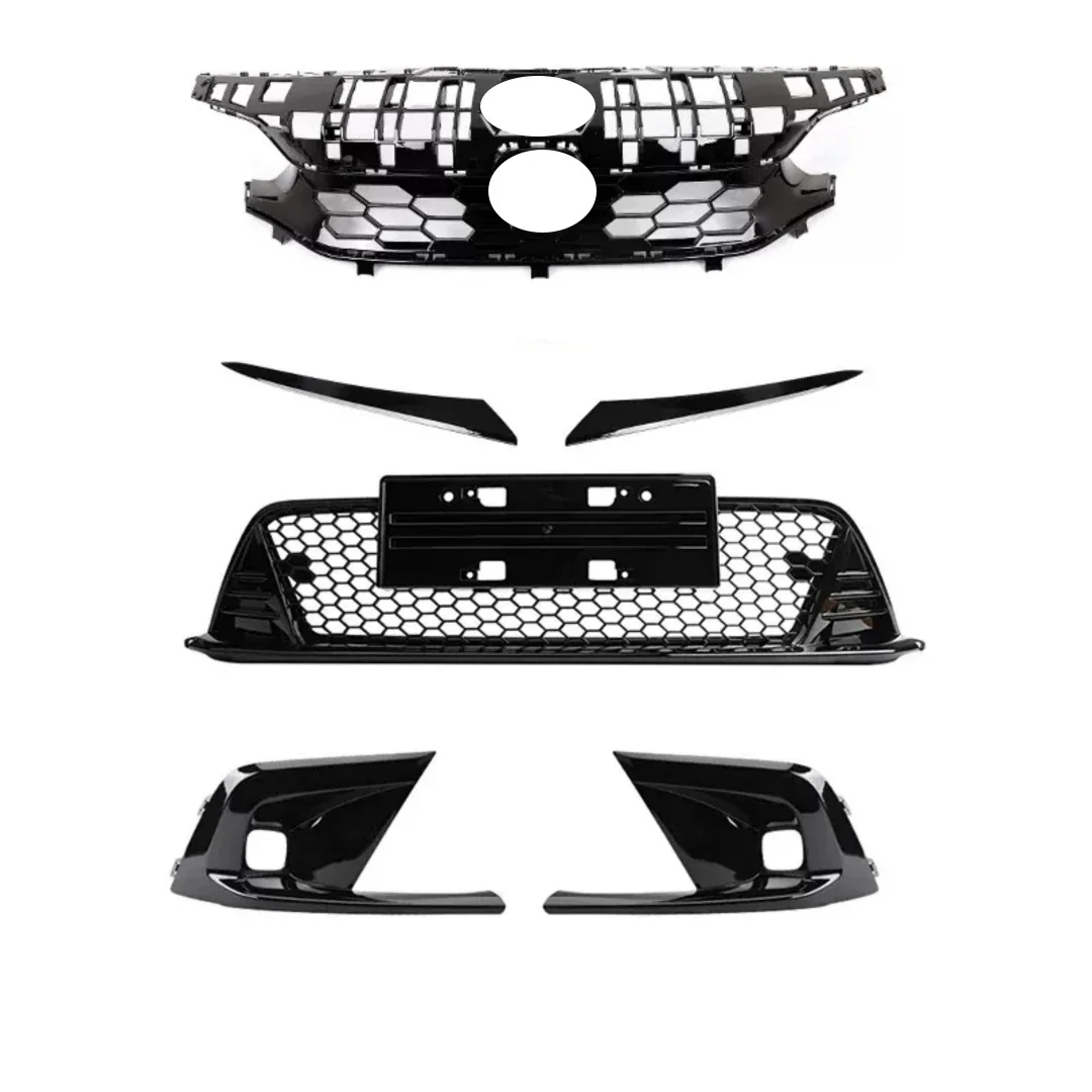 Grill Grid Mask assembly for Honda civic 11th fog lamp frame lower grille Car Accessories