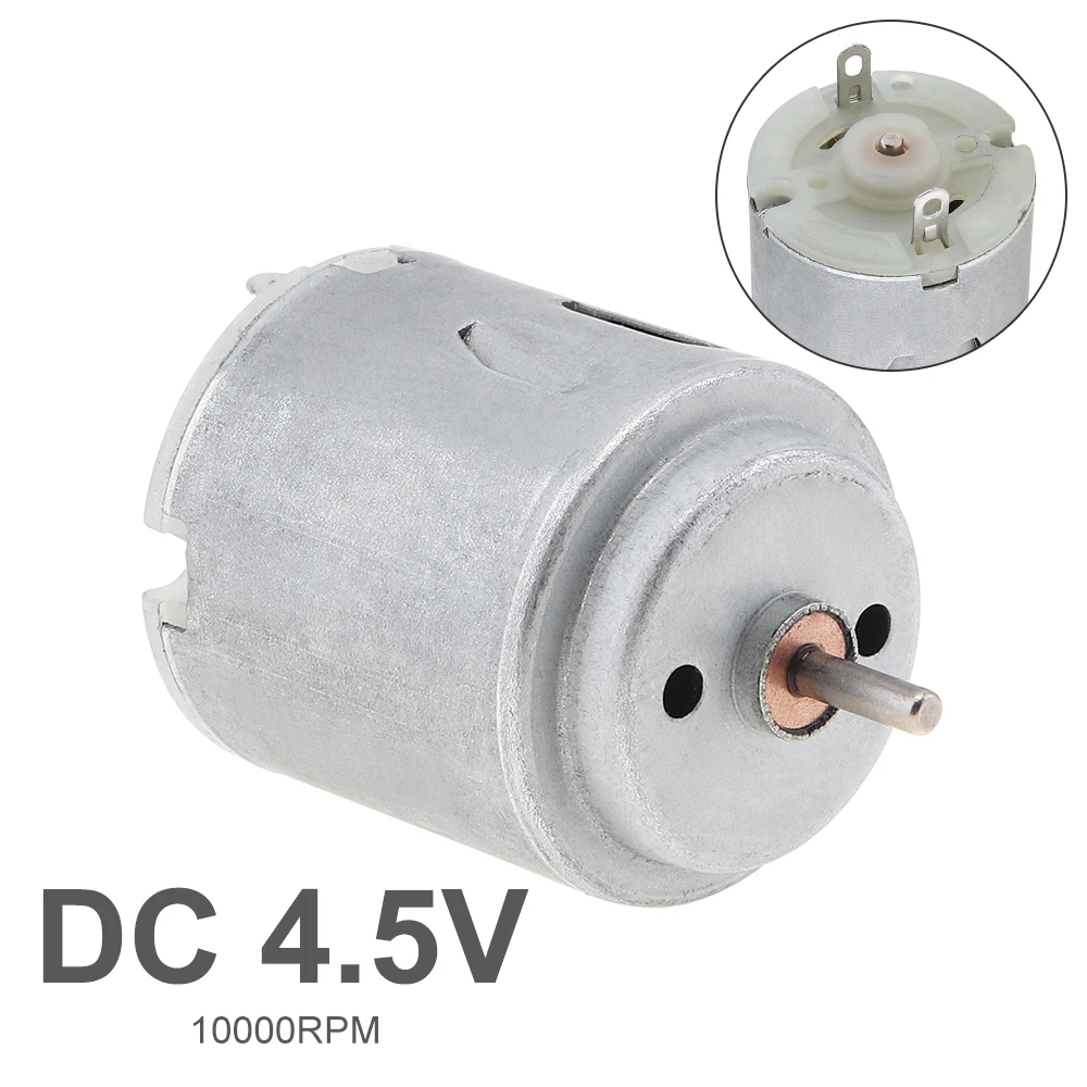 Motor de juguete pequeño con cepillo de latón, Micro Motor de CC R260, modelo de juguete DIY, electrodomésticos