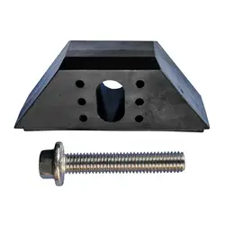 Battery Base Holder Battery Hold Down Brackets Base Clamp Holder Shock-Absorbing Base With Stainless Bolt Kit Reduce Movement