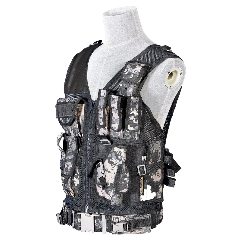 Grid tactical vest outdoor summer breathable vest army multifunctional training