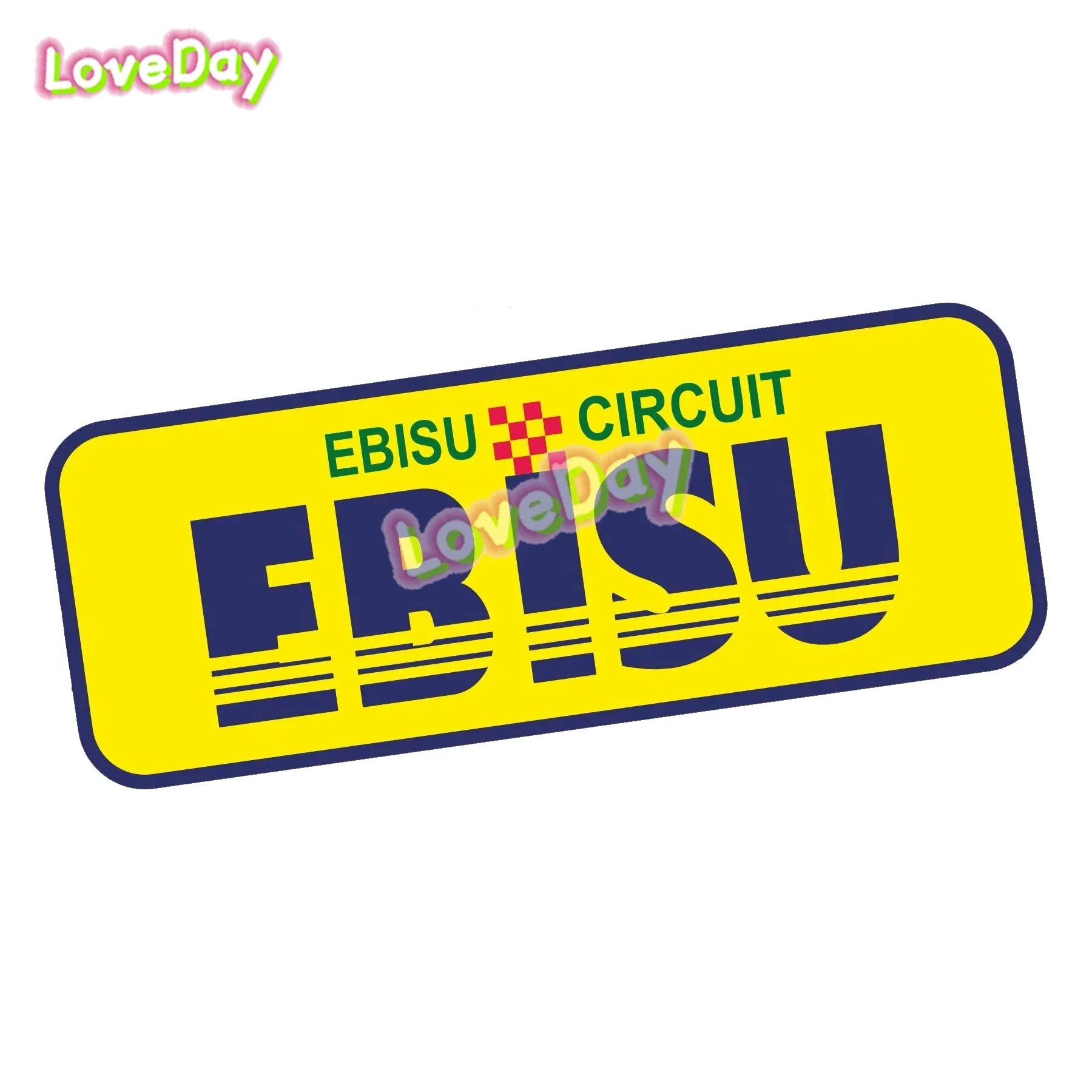 Japanese Ebisu Circuit Racing Drift Slap Sticker Decal JDM Vinyl Racing Logo Decoration Decal Car Motorcycle Stickers