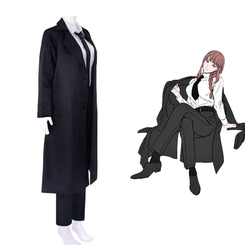 

Long Coat Jaet Set Devil Cosplay loween Costume Sawman Marge Ma Costume Ethnic Stage Clothing for Women