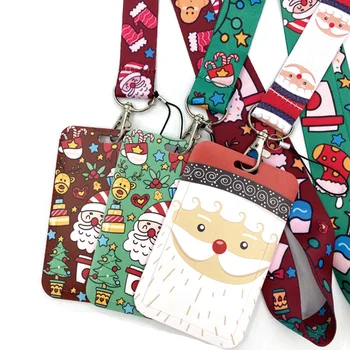 عيد الميلاد سلسلة الفن الكرتون أنيمي اسهم الموضة حافلة معرف اسم حامل بطاقة العمل اكسسوارات زينة هدايا الاطفال