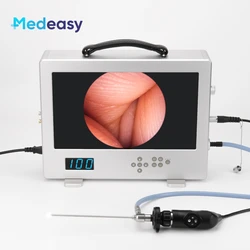 Medical Full HD 1080P Endoscope Camera System with 15.6 Inch Monitor and 80W Light Source for Endoscopy Surgery