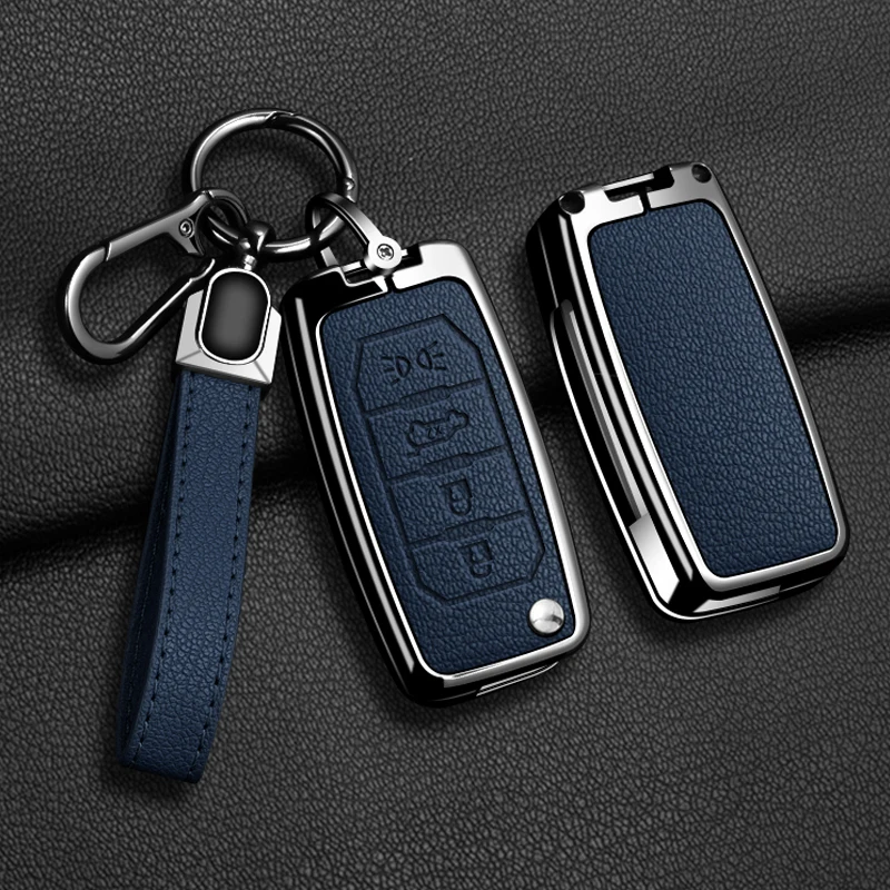 Car Remote Key Fob Case Cover Bag for Jeep Cherokee Compass S Renegade Grand Commander for Dodge Journey Challenger Jcuv Charge