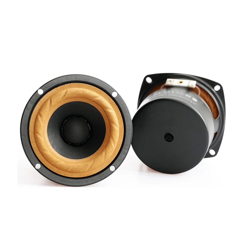 15W 3 Inches Round / Square Tweeter Speakers 4/8 Ohm HiFi Full-Range Speaker Cloth Edge for DIY Loudspeaker Box Audio Speaker