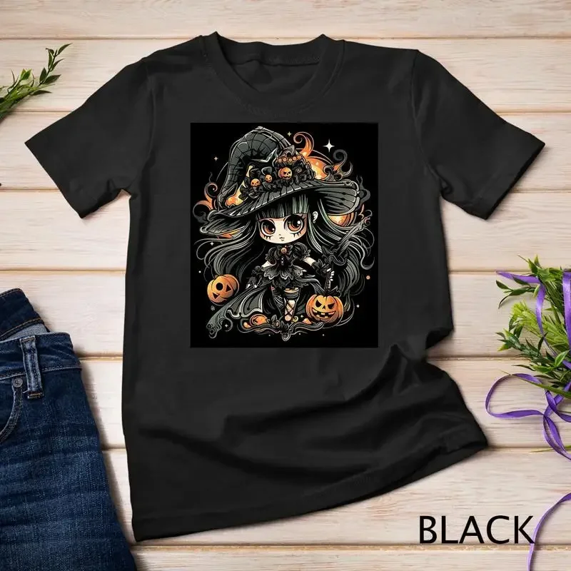 Wickedly Enchanting Halloween Witch Art T Shirt Unisex T shirt