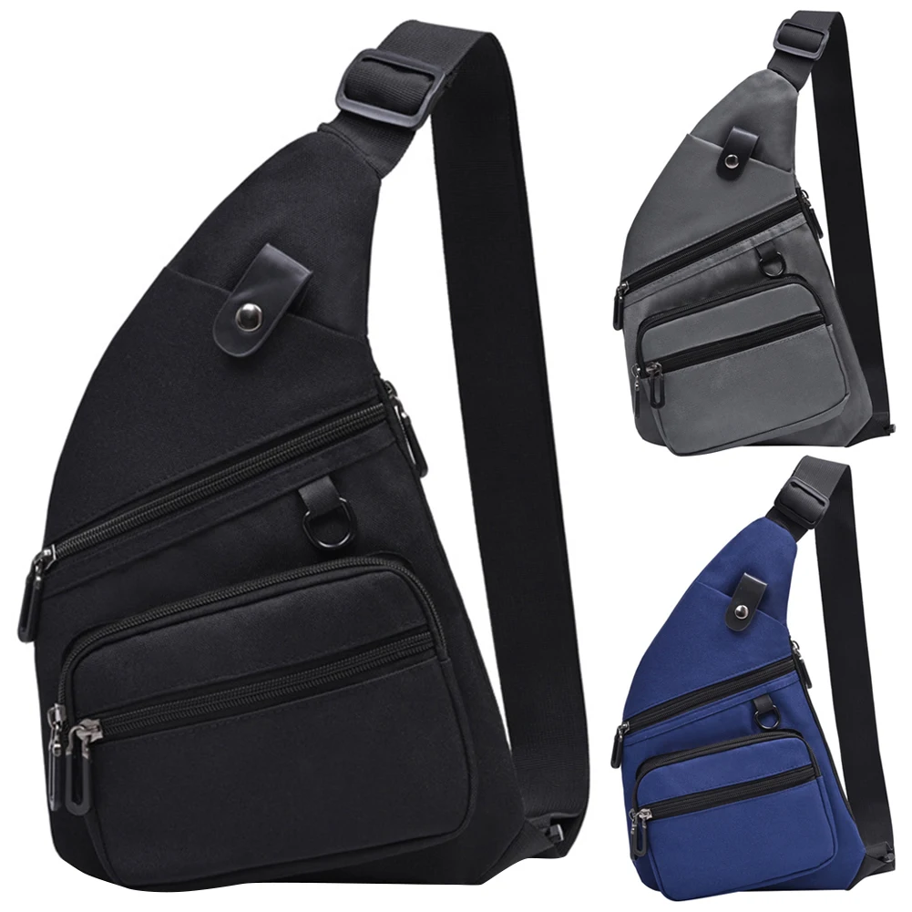 

Multifunction Chest Bags Anti Theft Single Crossobdy Bags Anti-splash Men's Chest Bag Waterproof Cross Body Messenger Bag Pack