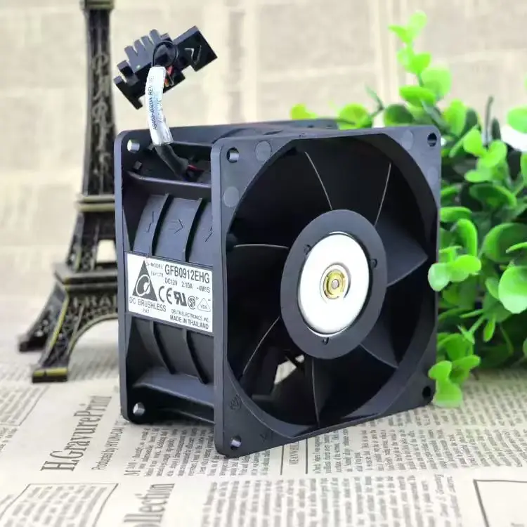 For Delta GFB0912EHG DC 12V 2.10A 9250 92x92x50mm Dual Counter Rotating Ball Bearing High Speed Server Inverter Chassis Fan