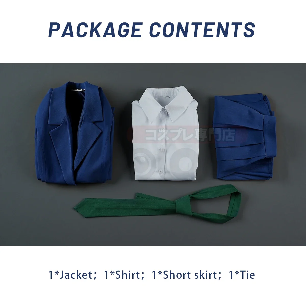 Cosplay Detective Conan Anime Rachel Moore Mouri Ran Cosplay Costume Suit Shirt Skirt Tie Halloween Thanksgiving Christmas Daily