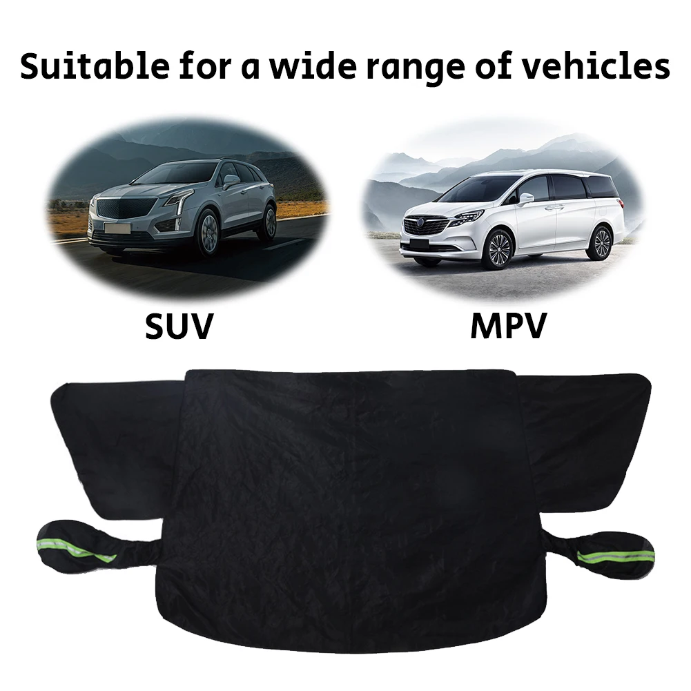 

Magnetic Car Window Snow Cover Oxford Cloth Thicken Car Windshield Snow Cover Waterproof Car Front Windscreen Cover for Ice Snow