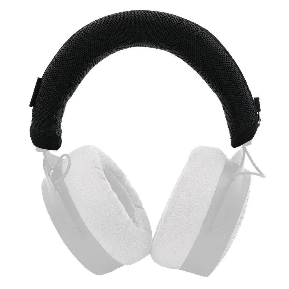 

Advanced feeling Headphone Head Beam Cover for Beyerdynamic DT900 ProX Earphone Zipper knitted fabric headband protective cover.