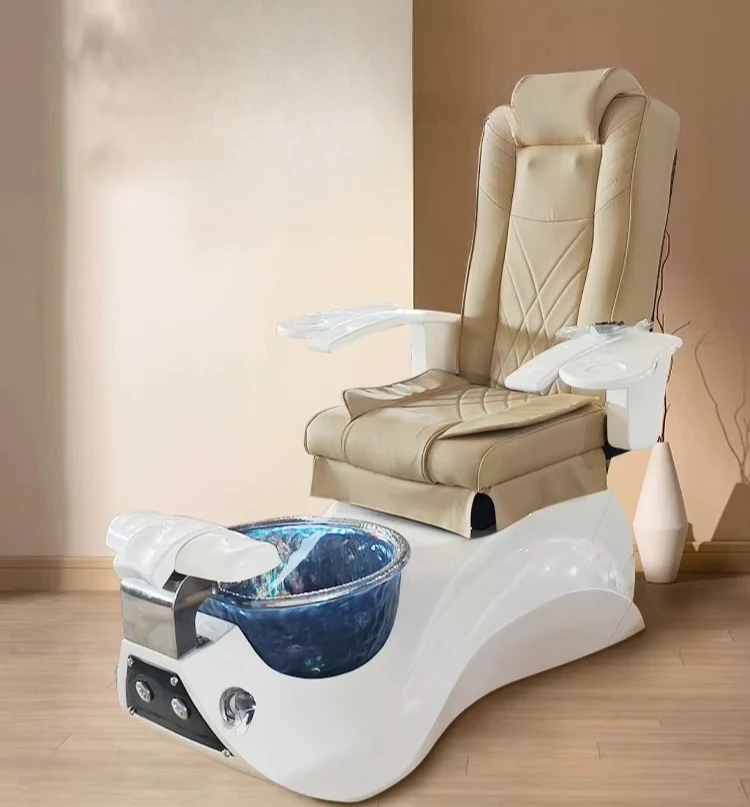 High-quality beauty salon furniture, electric back foot massage, hydrotherapy chair with drain pump