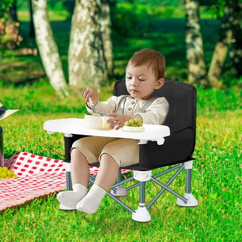 Travel Booster Seat With Tray Portable Children's Dining Chair Multifunctional Booster Dining Seat Toddler Dining Table For Boys