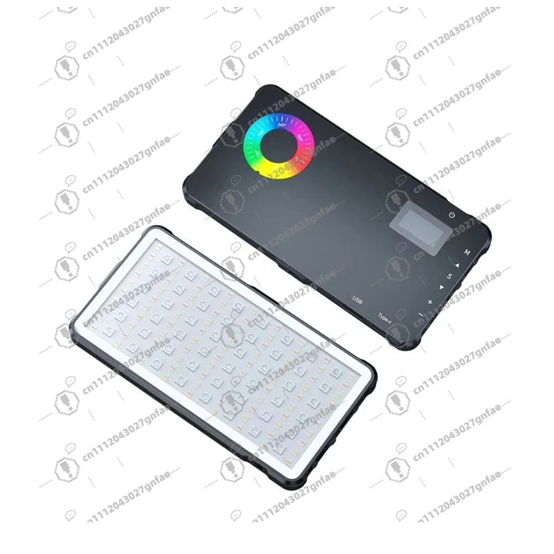 C02 Spotlight with RGB Light Emitting Diode filling light All aluminum alloy two-color hot shoe filling light
