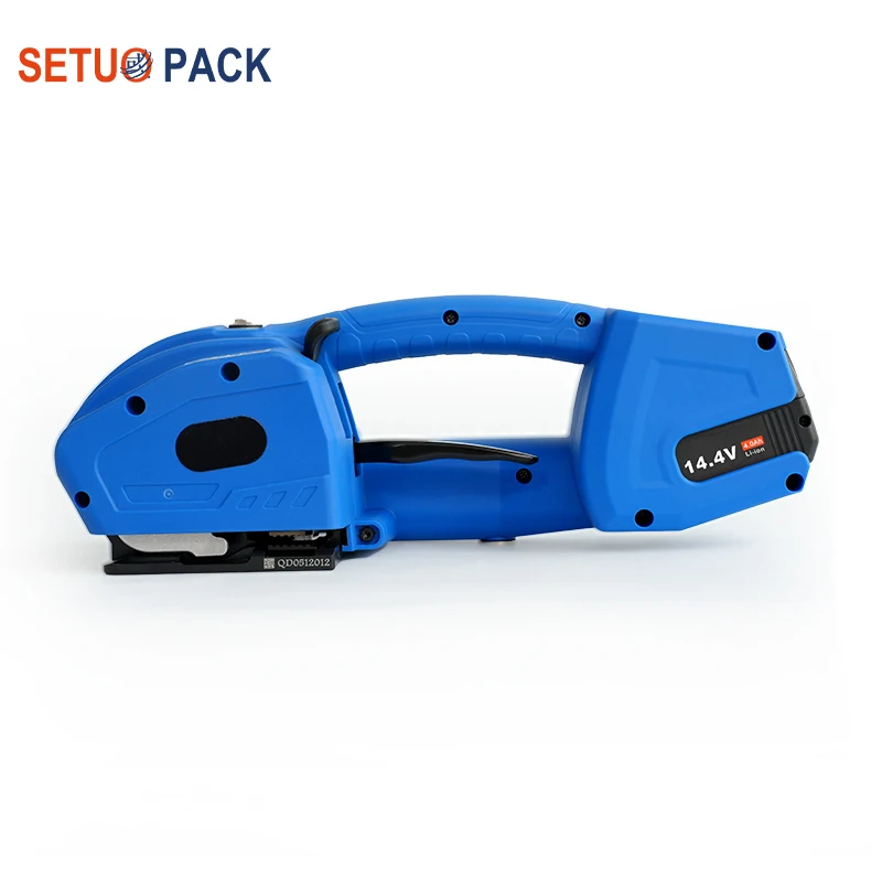 K2 High Tension PP PET Plastic Belt Hand Battery Powered Operated Strapping Tools for Heavy Duty Round Surface