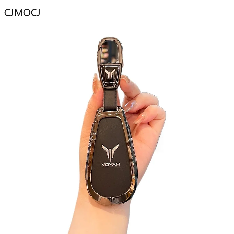 Premium Zinc Alloy Key Cover Case for Voyah Dreamer PHEV Pro / Max / Ultra (2026) - Protective Key Fob Shell Keybag Keychain