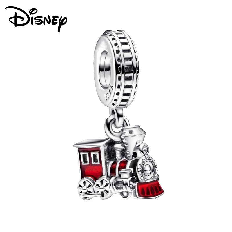 ديزني 925 الفضة لا يقهر حطام الملك وأليس مغامرات في بلاد العجائب وأعلى في حلقة قلادة متعددة الأنماط الخرز #2