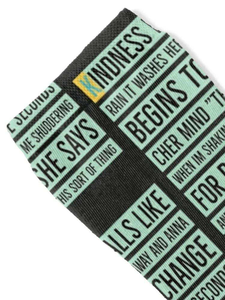 the crows anna begins Socks custom shoes warm winter summer Men's Socks Luxury Women's