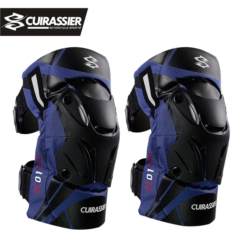 

CUIRASSIER High Quality CE Motorcycle Protective Knee Guard Off-road Riding Ganti-impact Leg Guard K01-3 Navy Blue Kneepads