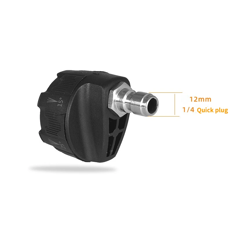 6 in 1 Adjustable Nozzle for 1/4 inch Quick Connect Male Adapter 3000psi High Pressure Washer Cleaner Water Gun Parts