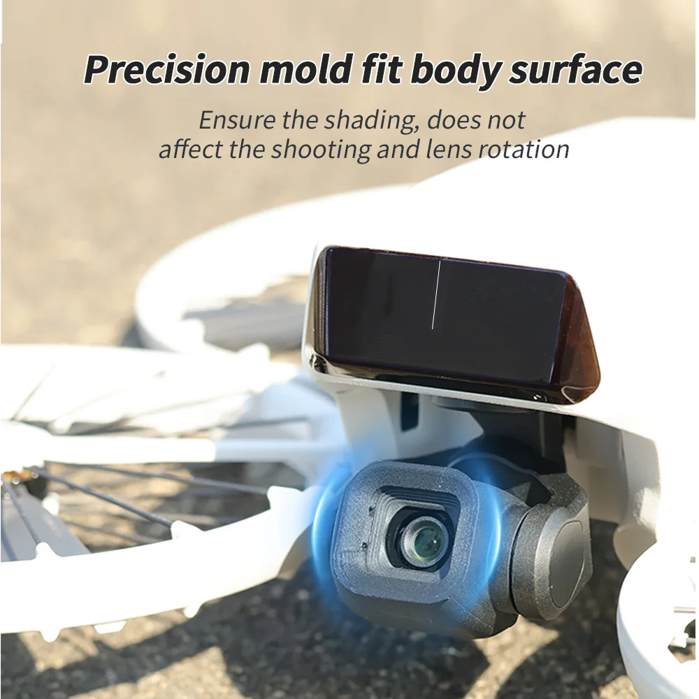 مناسبة لحماية عدسة DJI Flip Light Shield، ومضادة للوهج، وملحقات قلابة بدون طيار المحمولة القابلة للطي