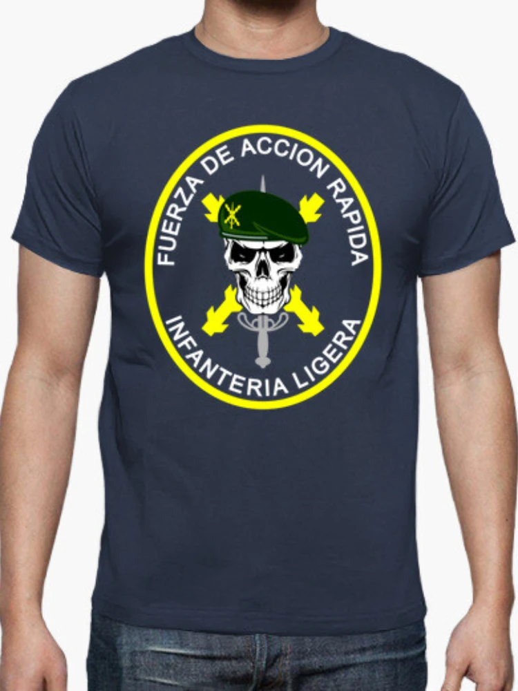 Spanish Legion Rapid Action Force Light Infantry Tercios T Shirt New 100% Cotton Short Sleeve O-Neck T-shirt Casual Mens Top