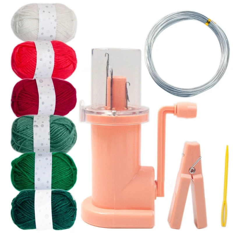 Y3NA Embellish-knitting machine Hand Knit Loom Rope Thread Weave Tool Spool Tricotin Machine Spool Knitter Sewing Accessories