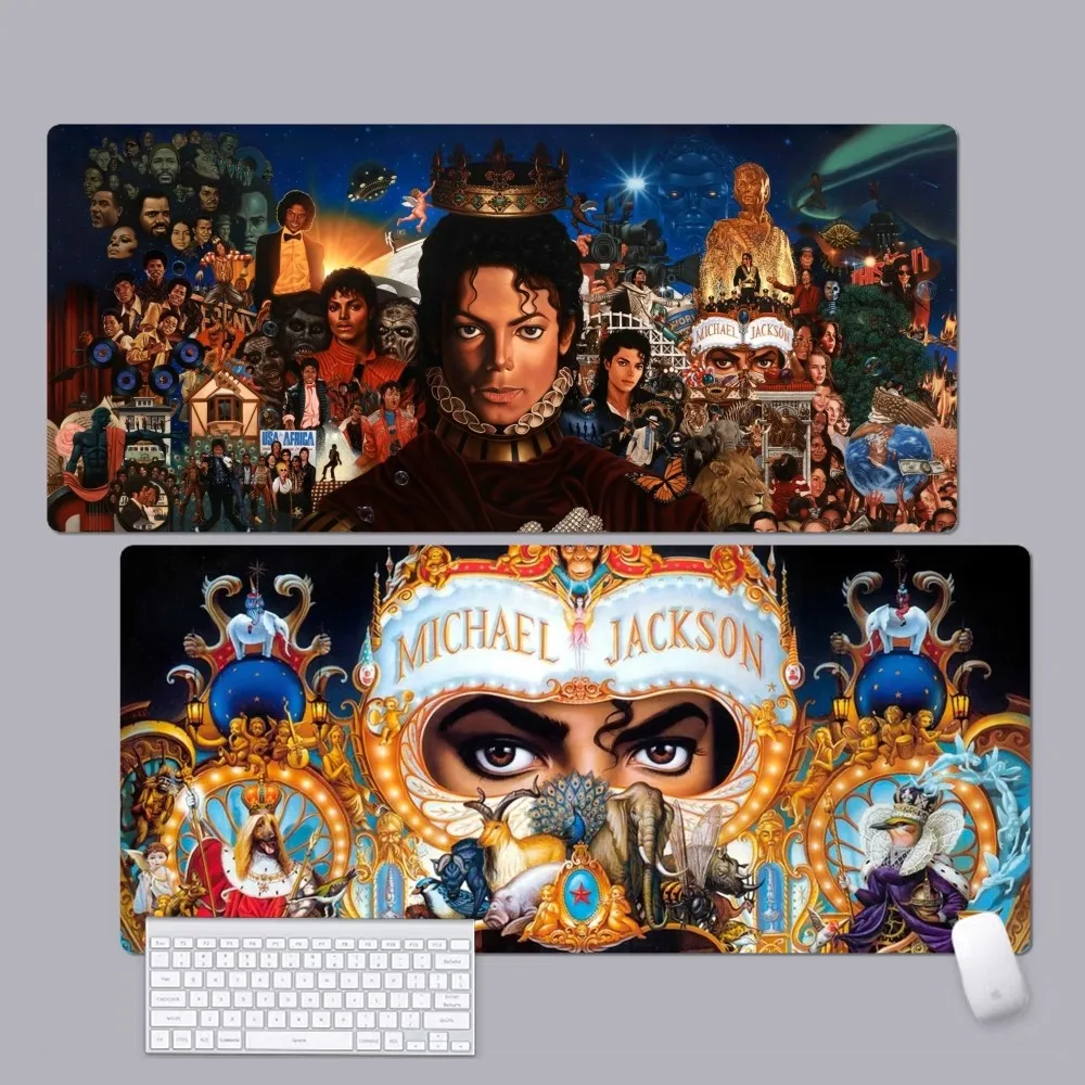 MJ King Of Pop Michael J-jackson Custom Skin PC Gaming Mouse Pad Gamer Desk Mats Keyboard Pad Mause Pad Muismat