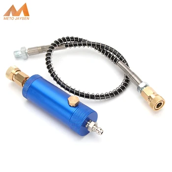 Hochdruckpumpenfilter mit Sicherheitsventil M10 40 MPa Luftkompressor Wasser-Öl-Abscheider Luftfilter Schnellanschluss 50 cm Schlauch