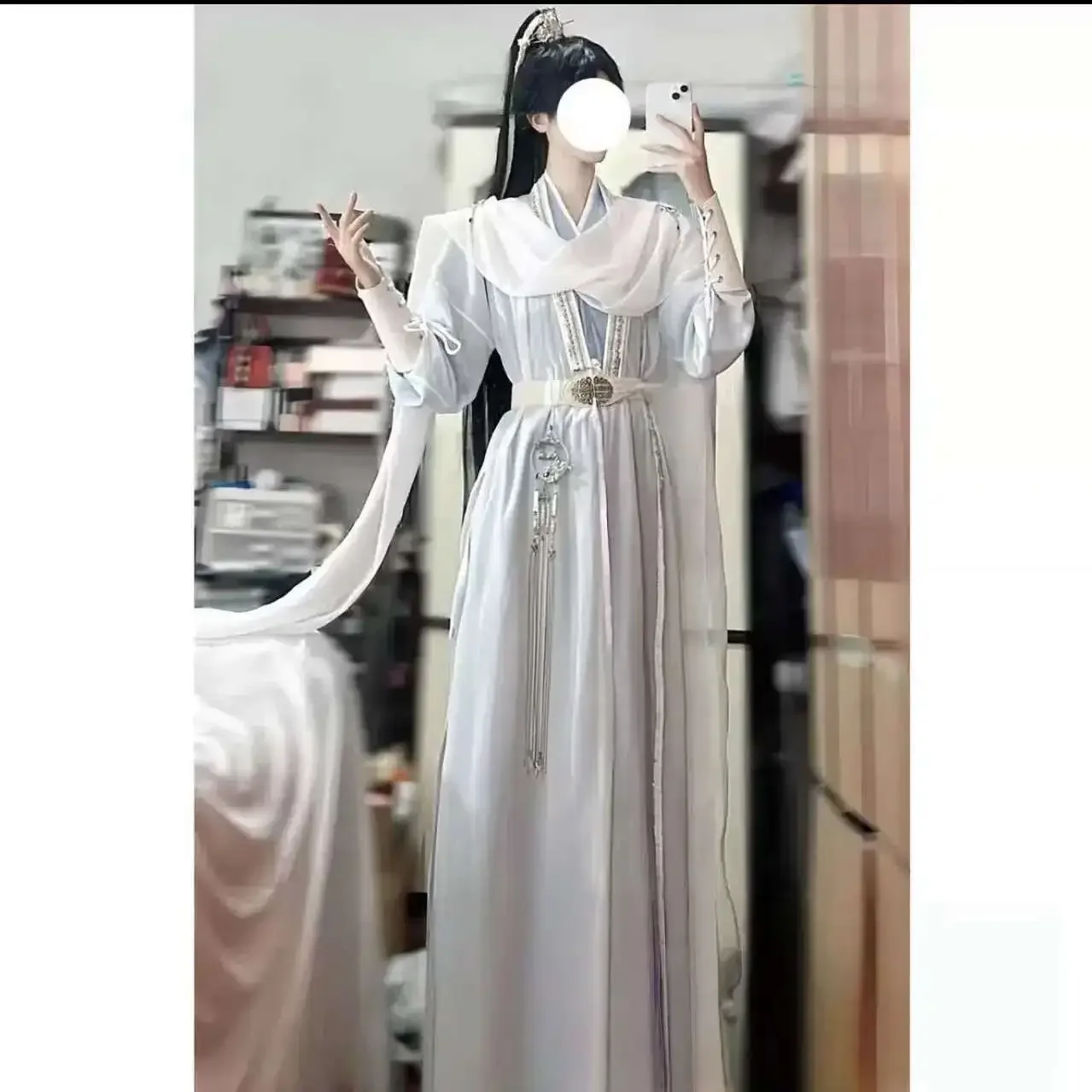 

2025 NEW Cosplay Costume/Universal White Outfit/Chu Wanning/Ancient Style Costume/Cosplay/Official/Chinese Style Carnival Suit