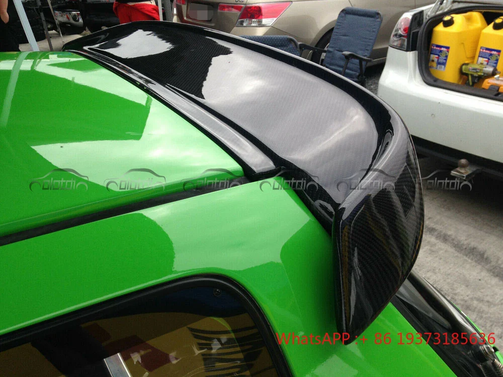 For Honda Civic EG EG6 1992-1995 Auto Tuning Carbon Fiber Rear Trunk Lip Tail Wing Roof Ducktail Spoiler