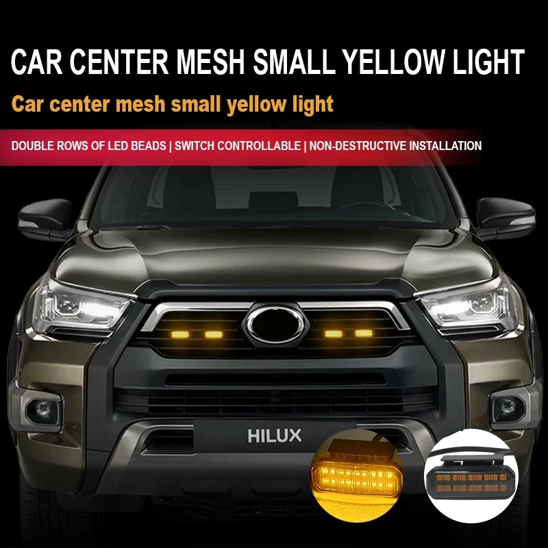 

Пикап 12 В светодиодный передний светильник на решетке для Toyota Hliux revo fortuner Ford F-150 Ranger дневные ходовые огни