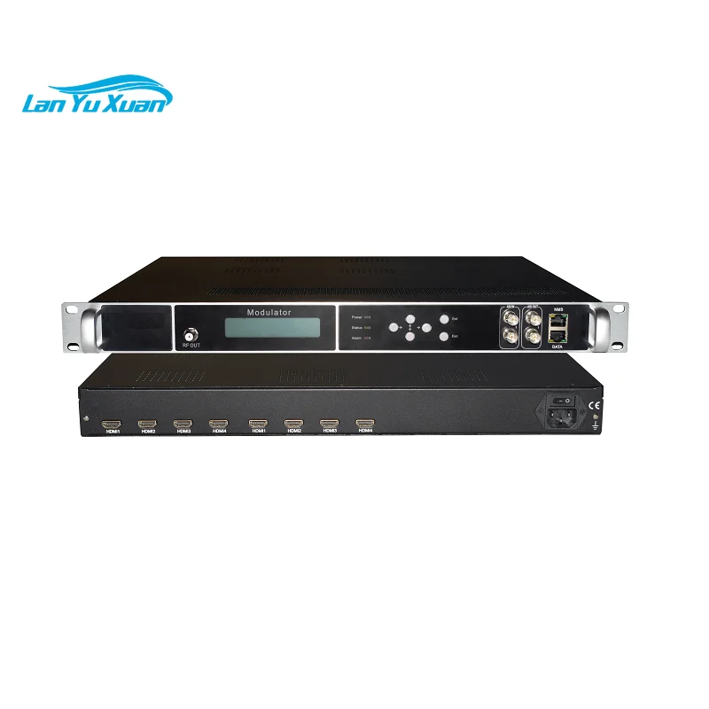 Up to 24 Channels H264 Full hd to Isdb t Encoder Modulator for Japan Brazil