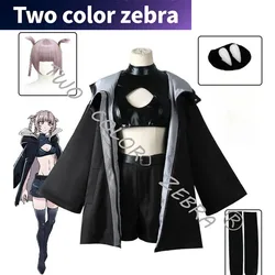 Nanakusa Nazuna Cosplay Fantasias, Yofukashi No Uta, Chamado da Noite, Capa de Halloween, Anime, Novo