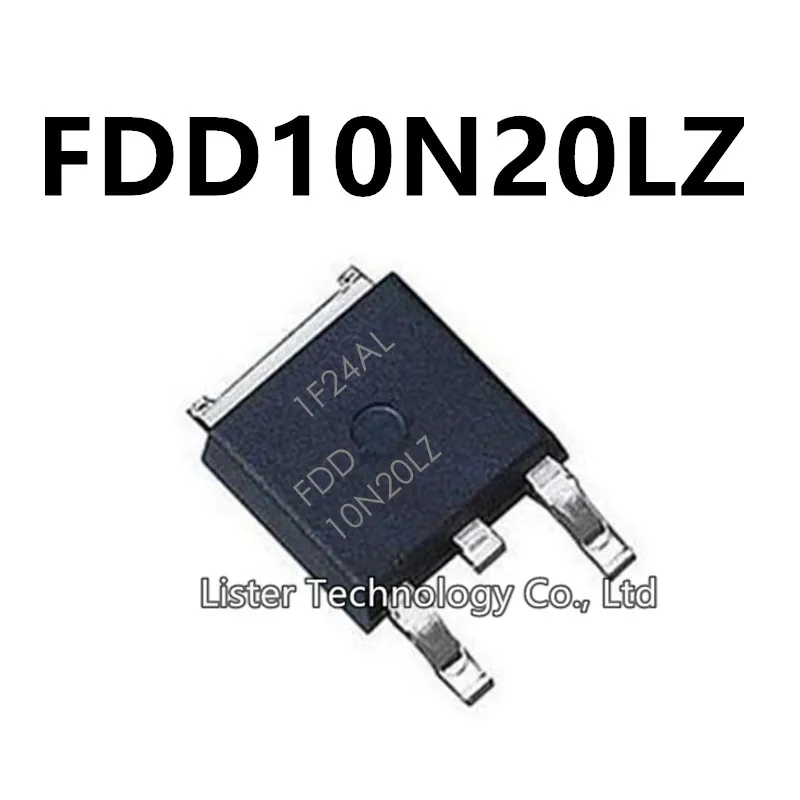 10~100PCS/Lot New FDD10N20LZ TO-252 FDD10N20L FDD10N20 10N20 10N20LZ TO252 7.6A/200V N-channel Mosfet field-effect transistor