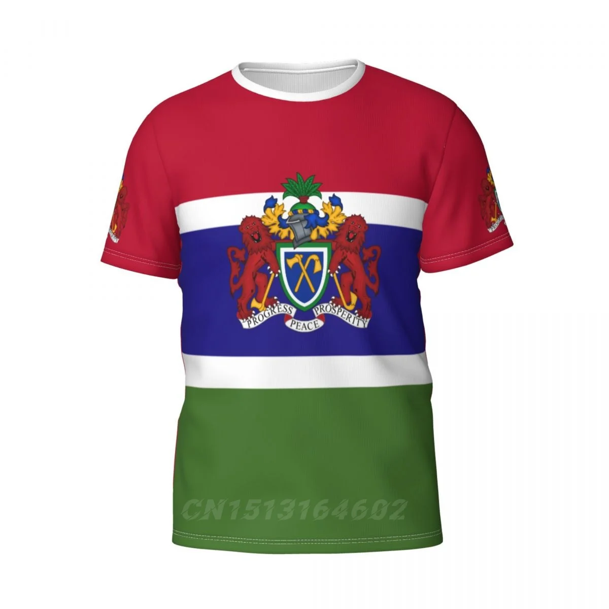 Custom Name Number Gambia Country Flag T-shirts Clothes T shirt Men Women Tees Tops For Soccer Football Fans Gift US Size