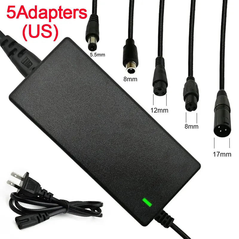 42V 2A Brandneues Netzteil AC 100-240V DC 42V 2A Lithium-Batterieladegerät US/EU-Stecker Batterieadapter auf Sektorzubehör – Detail 4