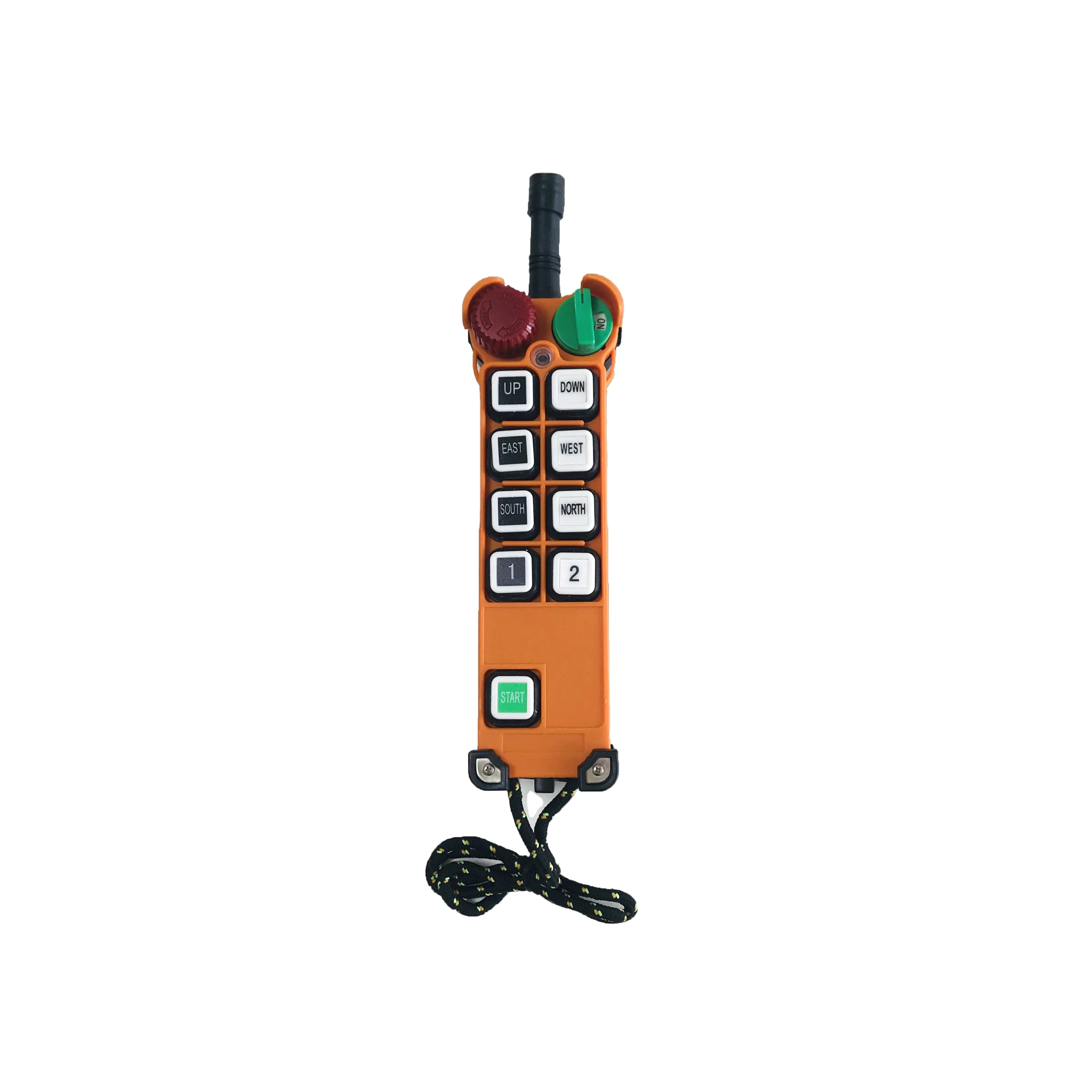 F24-8D 315MHz Waterproof Push Button Switch Industrial Hoist Crane Remote Control With 100m Range And AAA Battery