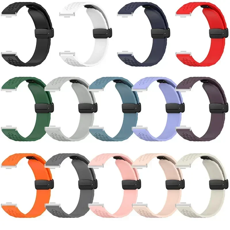 Silicone Bracelet For Huawei Watch Fit 4/Fit 3 Magnetic Buckle Strap For Huawei Watch Fit 4 Pro Sports Band Correa Accessories