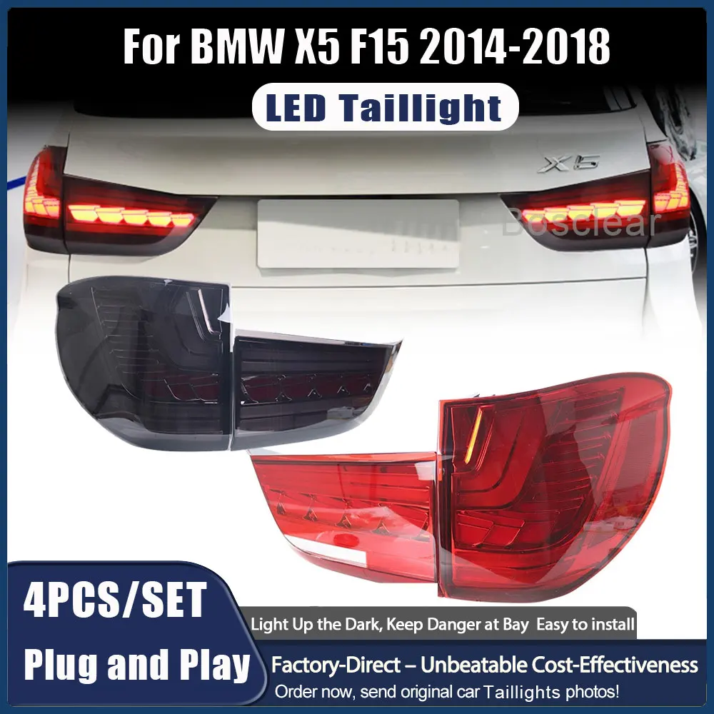

Задний фонарь для BMW X5 F15 2014-2018, обновленный стиль, задний фонарь, стоп-сигнал, задний фонарь, задний фонарь автомобиля в сборе, автоаксессуары
