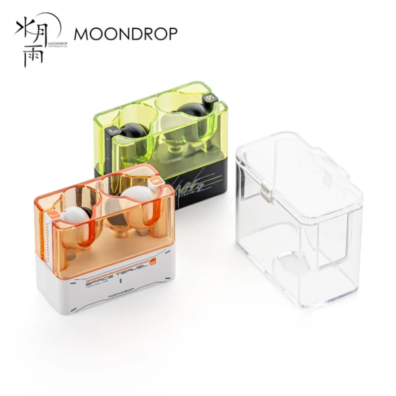 MOONDROP Space Travel 2 سماعة HiFi إلغاء الضوضاء TWS wiress بلوتوث 6.0 ANC وضع اللعبة الكمون المنخفض SBC/AAC سماعة الألعاب