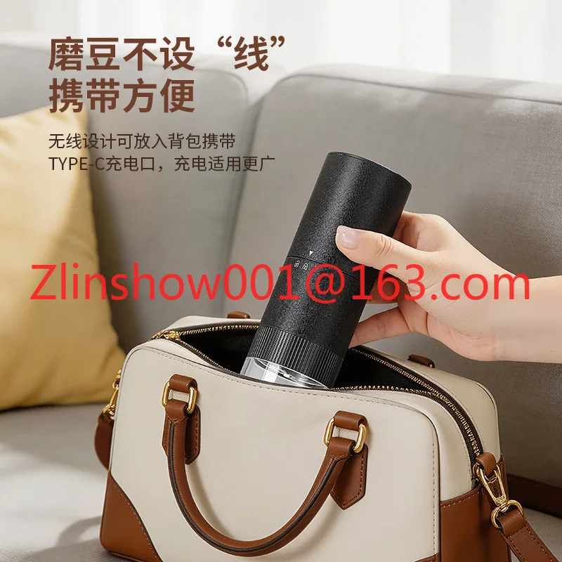 Bean grinder Multifunctional electric steel core Household small hand-brewed coffee bean grinder Multi-gear adjustment grinder
