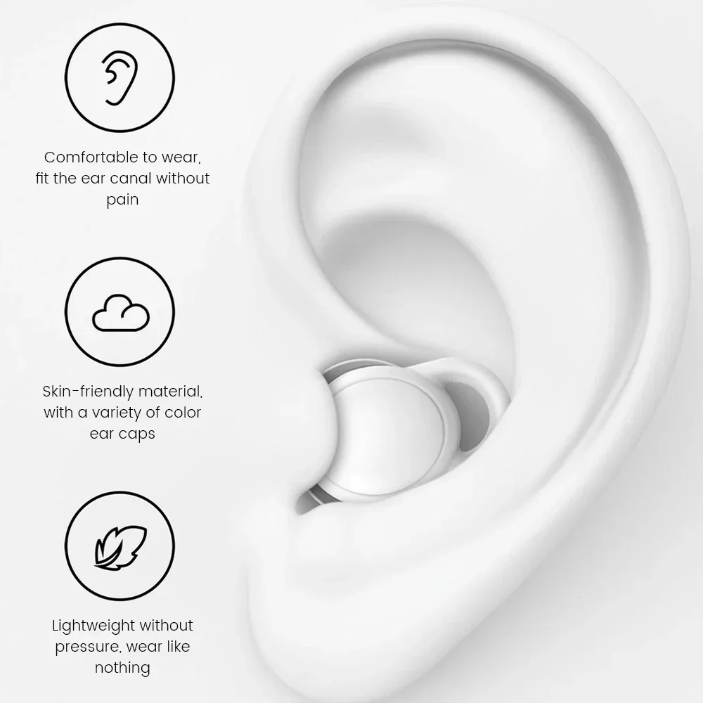 Soundproof Earplugs Sleep Plugs for Noise Cancelling and Soundproofing Silicone Earplugs Sleep Plugs view 3