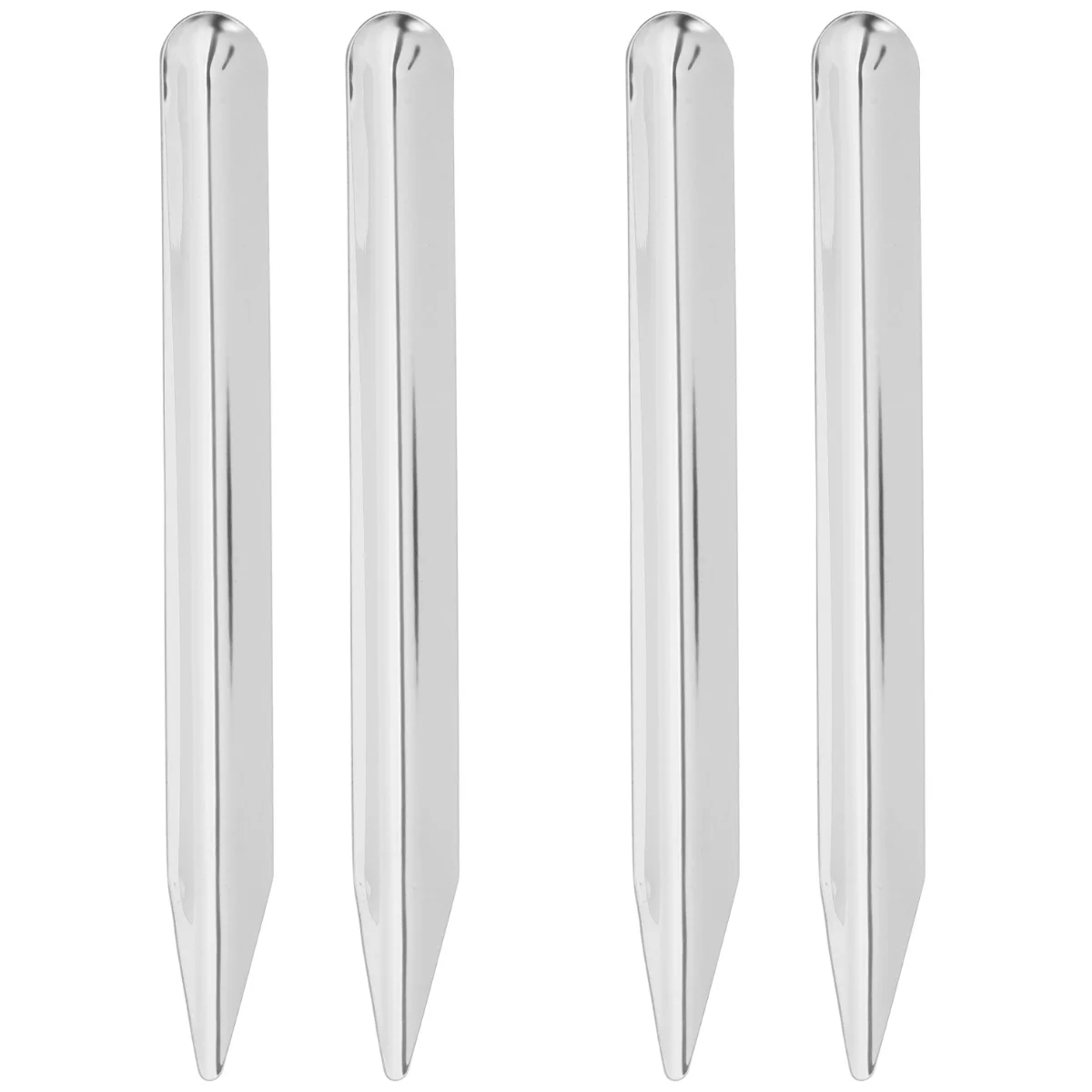 

2 Pack Tweezers Stainless Steel Pearl Spoon Beads Practical Loose Scoop Mini Silver